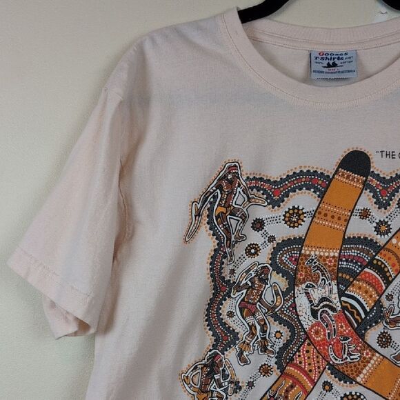Gooses T-Shirts Australia Aboriginal Art  Graphic T-Shirt Size L Unisex - Picture 6 of 10